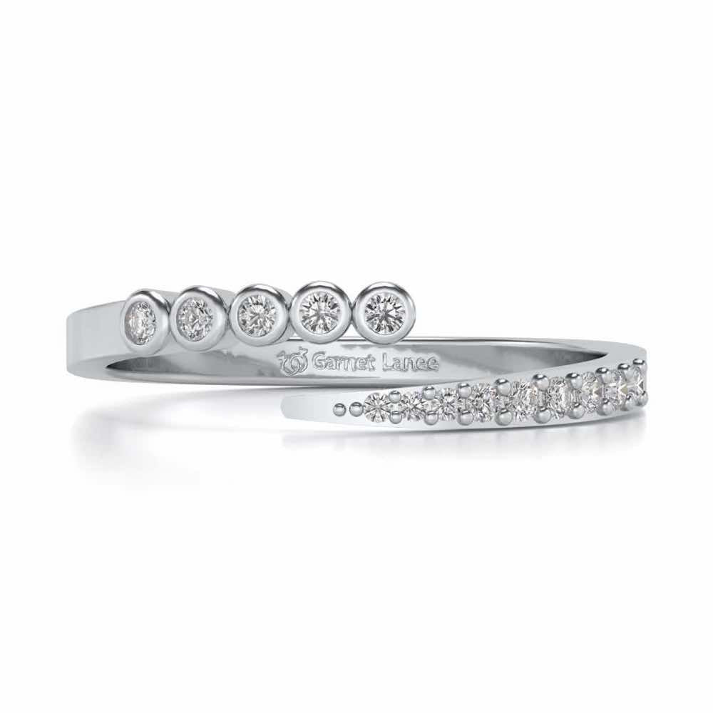 Bucolic Silver Ring - White Gold - Image 4