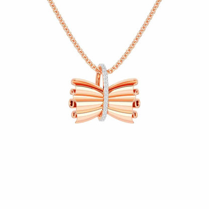 Bundle Shine Silver Pendant - Rose Gold - Image 1