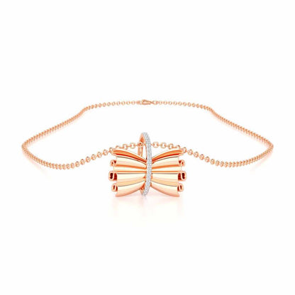 Bundle Shine Silver Pendant - Rose Gold - Image 3