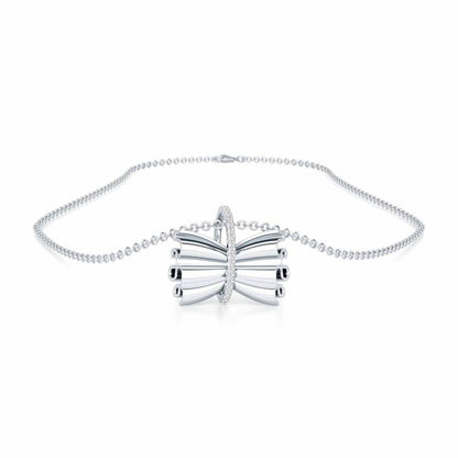 Bundle Shine Silver Pendant - White Gold - Image 3