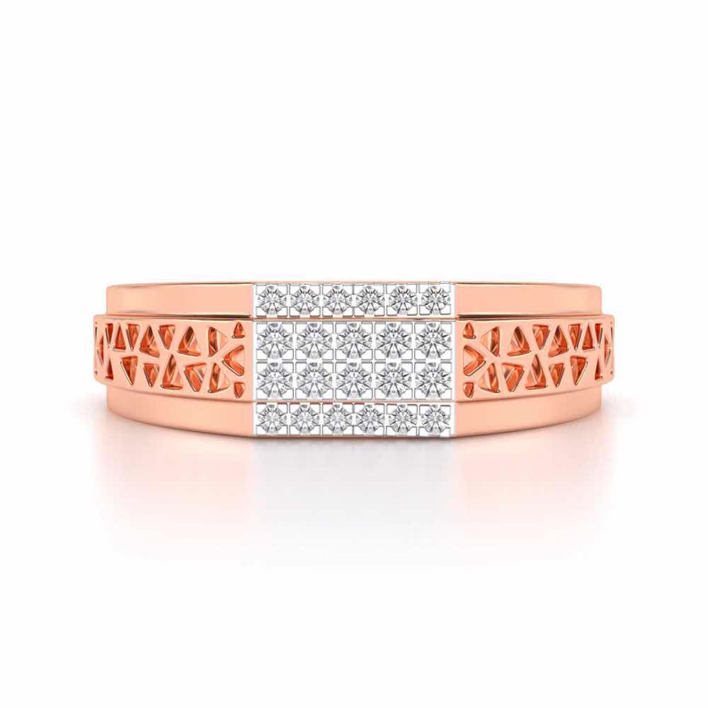 Bussiness Class Ring For Him - Rose Gold - Image 4