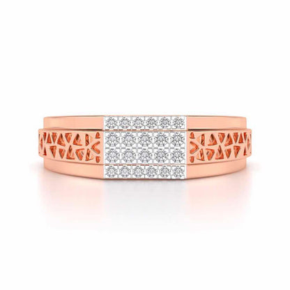 Bussiness Class Ring For Him - Rose Gold - Image 4