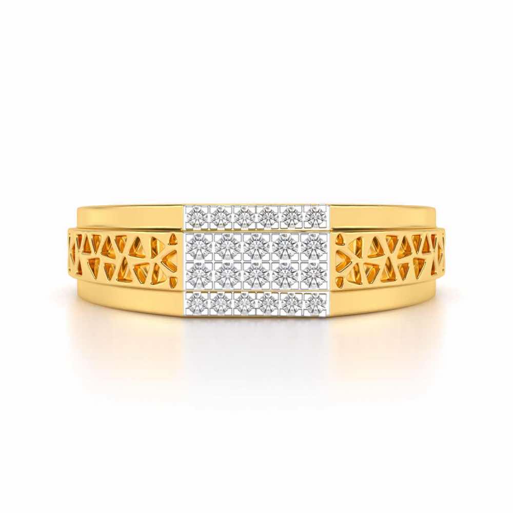 Bussiness Class Ring For Him - Yellow Gold - Image 4