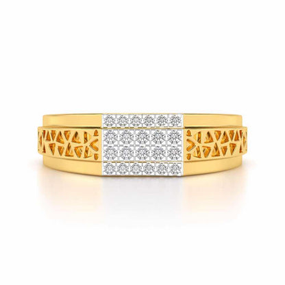Bussiness Class Ring For Him - Yellow Gold - Image 4