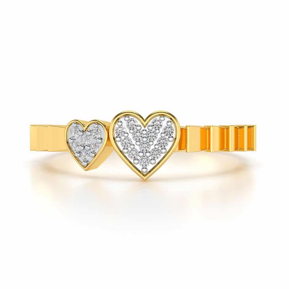 By Your Side Silver Ring - Yellow Gold - Image 4