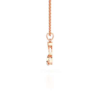 C-Spark Silver Pendant - Rose Gold - Image 3