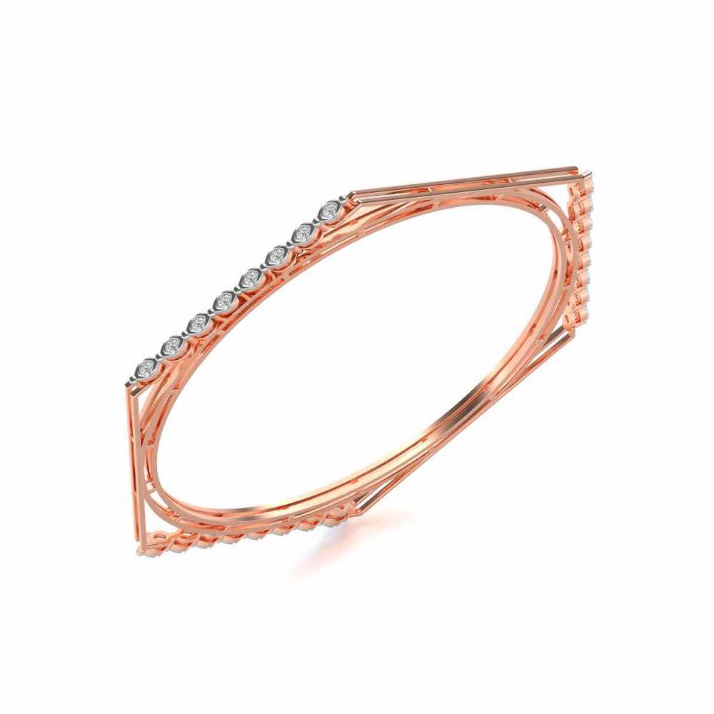 Caelum Silver Bangles