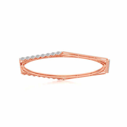 Caelum Silver Bangles - Rose Gold - Image 5