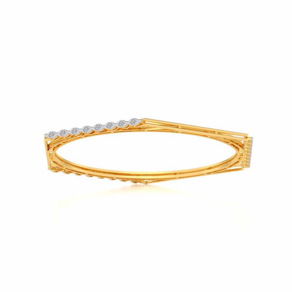 Caelum Silver Bangles - Yellow Gold - Image 5