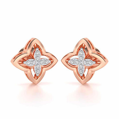 Cahana Silver Earrings - Rose Gold - Image 1