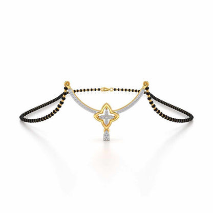 Cahana Silver Mangalsutra - Yellow Gold - Image 1