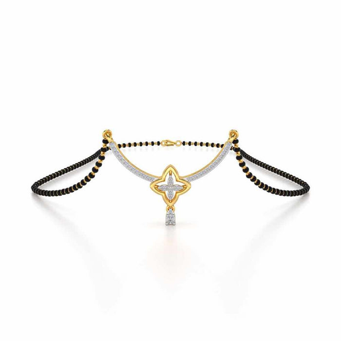 Cahana Silver Mangalsutra - Yellow Gold - Image 1