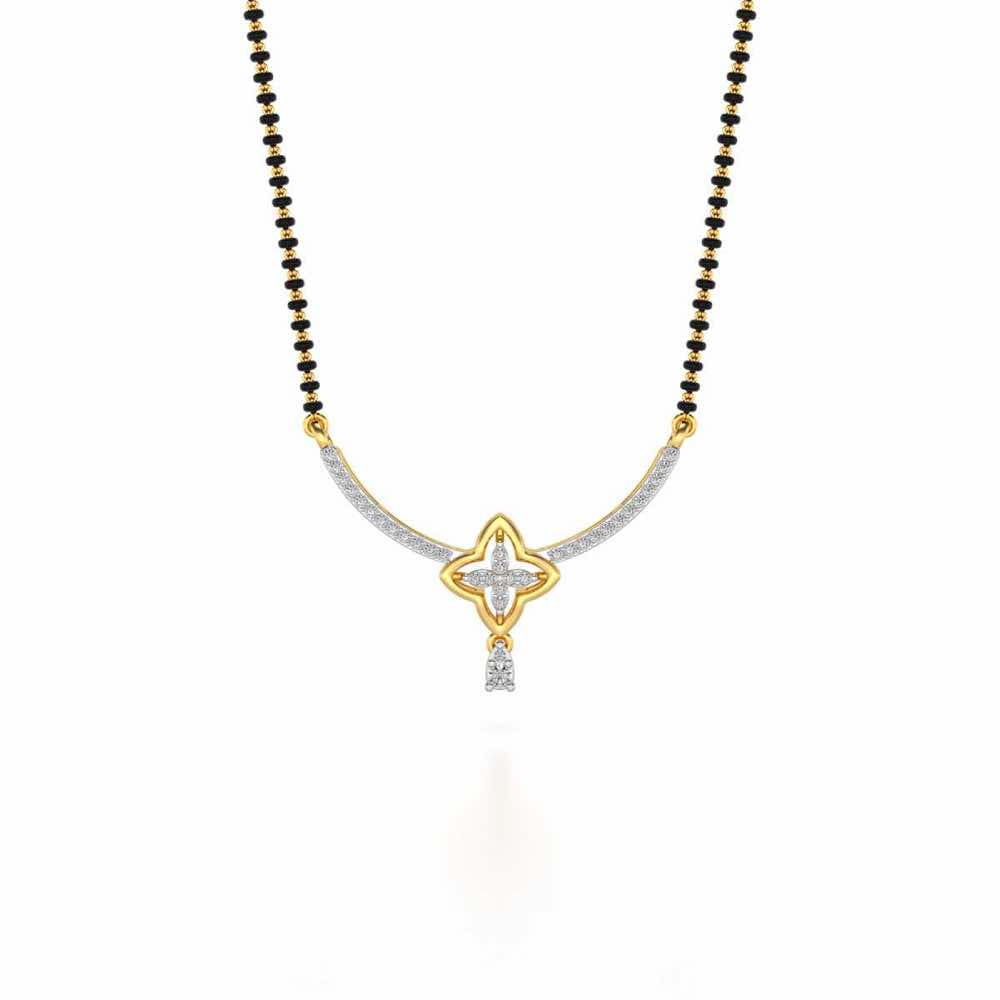 Cahana Silver Mangalsutra - Yellow Gold - Image 3