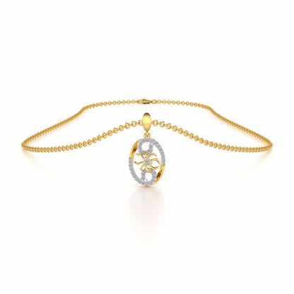 Cancer Silver Pendant - Yellow Gold - Image 3