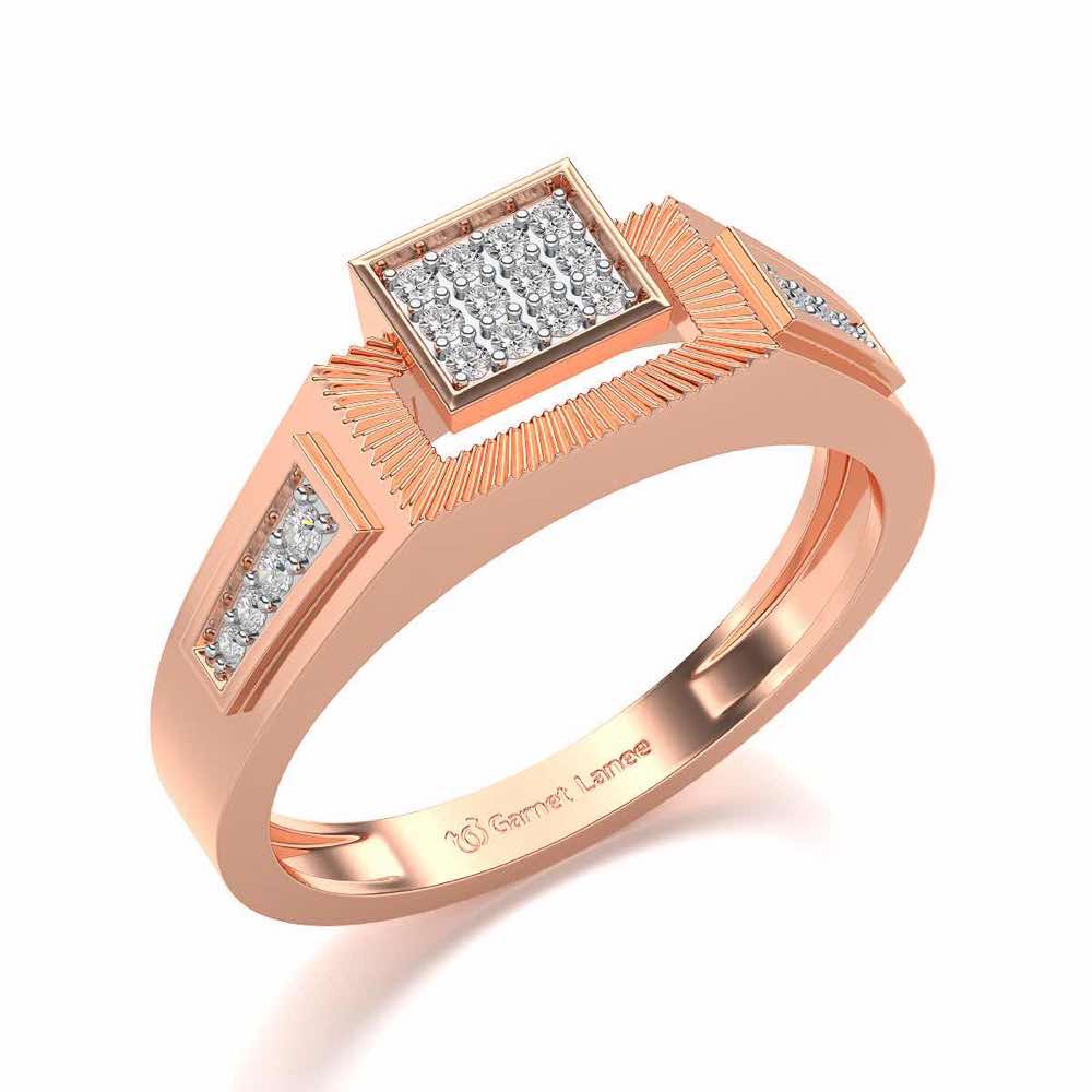 Candid Ring For Men - Rose Gold - Image 1
