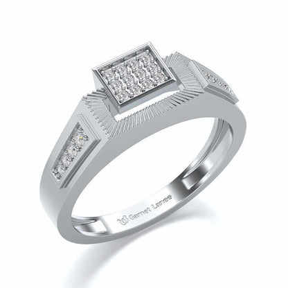 Candid Ring For Men - White Gold - Image 1