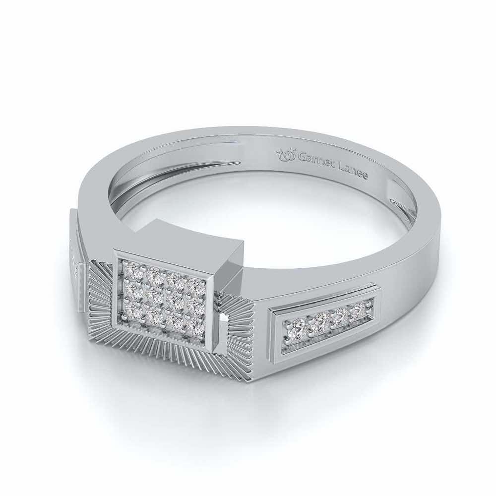Candid Ring For Men - White Gold - Image 2