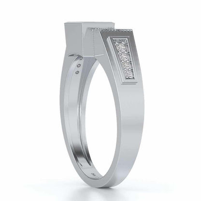 Candid Ring For Men - White Gold - Image 3