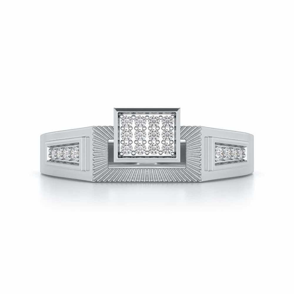 Candid Ring For Men - White Gold - Image 4