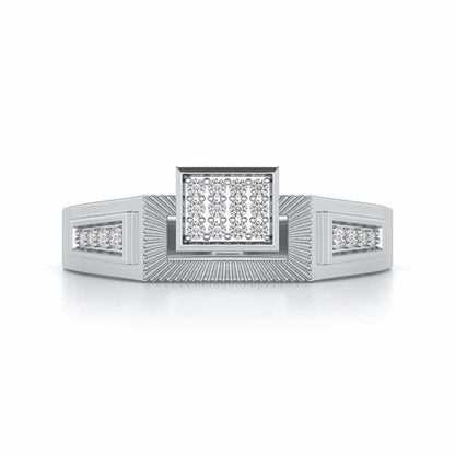 Candid Ring For Men - White Gold - Image 4