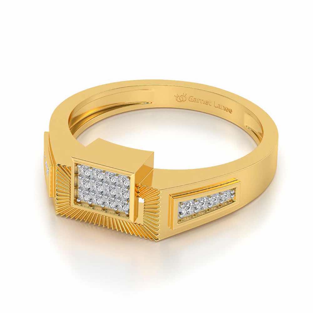 Candid Ring For Men - Yellow Gold - Image 2