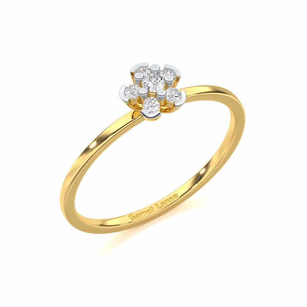 Captivating Cosmos Silver Ring - Yellow Gold - Image 1