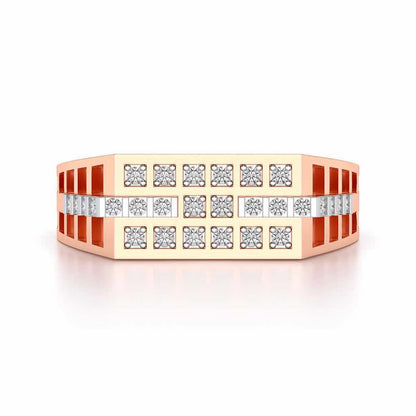 Casablanca Ring For Men - Rose Gold - Image 4