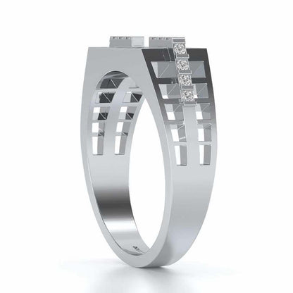 Casablanca Ring For Men - White Gold - Image 3
