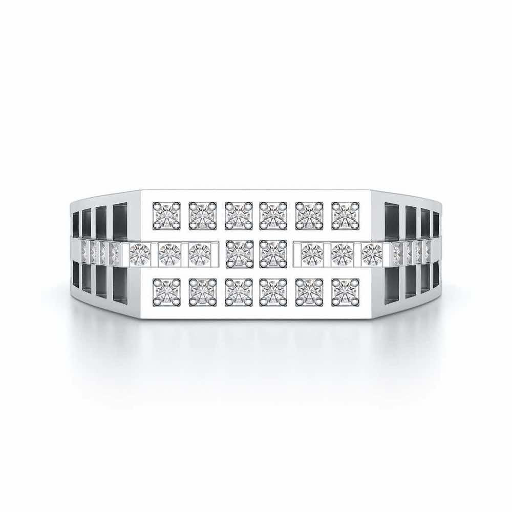 Casablanca Ring For Men - White Gold - Image 4