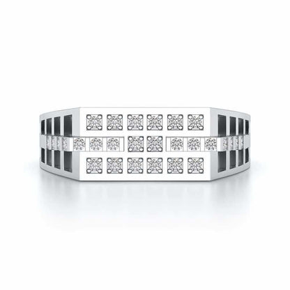 Casablanca Ring For Men - White Gold - Image 4