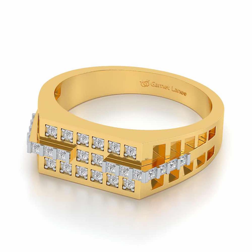 Casablanca Ring For Men - Yellow Gold - Image 2