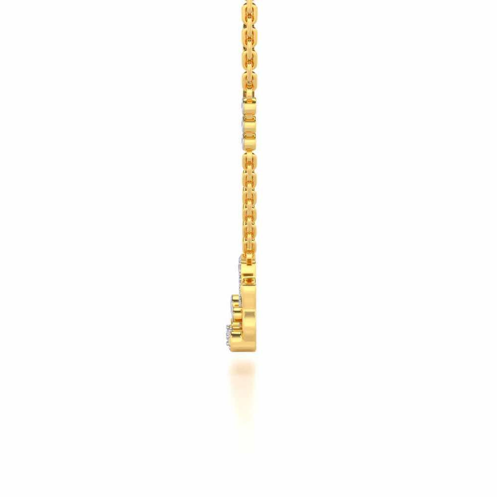 Cat Chums Silver Pendant - Yellow Gold - Image 4