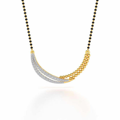 Chaand Silver Mangasutra - Yellow Gold - Image 3