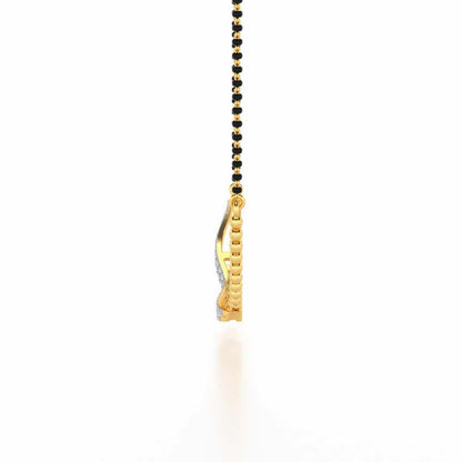 Chaand Silver Mangasutra - Yellow Gold - Image 4