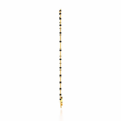 Chaand Pyar Silver Mangalsutra - Yellow Gold - Image 4