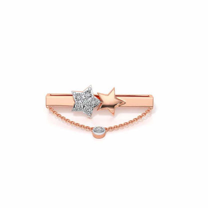 Chain Star Silver Watch Band - Rose Gold - Image 2
