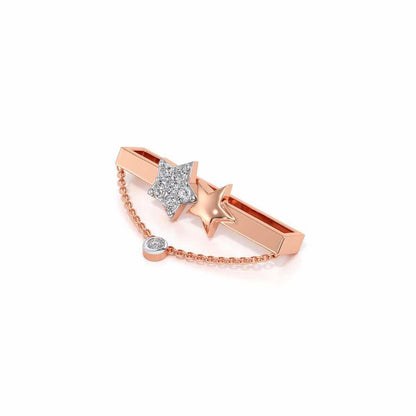 Chain Star Silver Watch Band - Rose Gold - Image 3