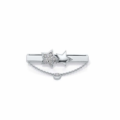 Chain Star Silver Watch Band - White Gold - Image 2