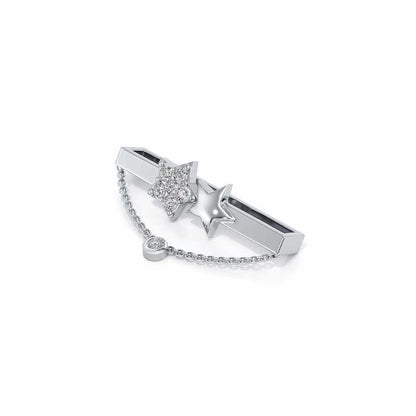 Chain Star Silver Watch Band - White Gold - Image 3