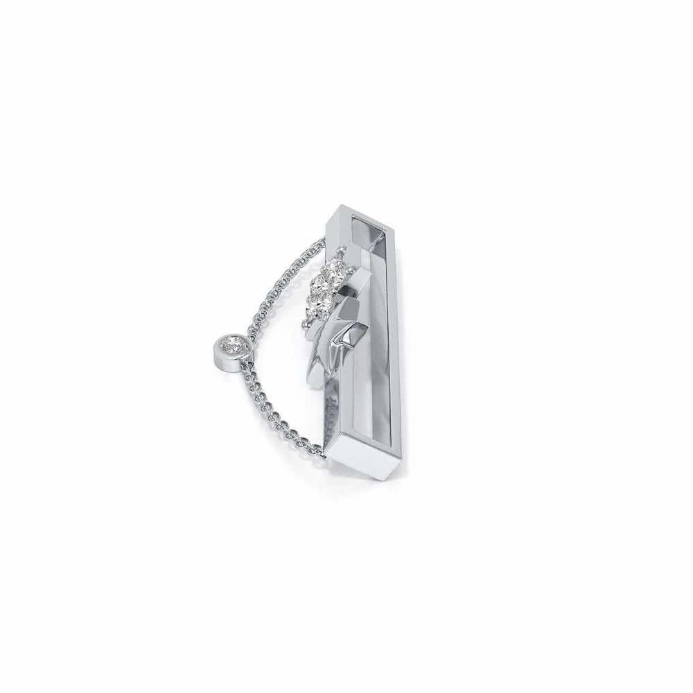 Chain Star Silver Watch Band - White Gold - Image 4