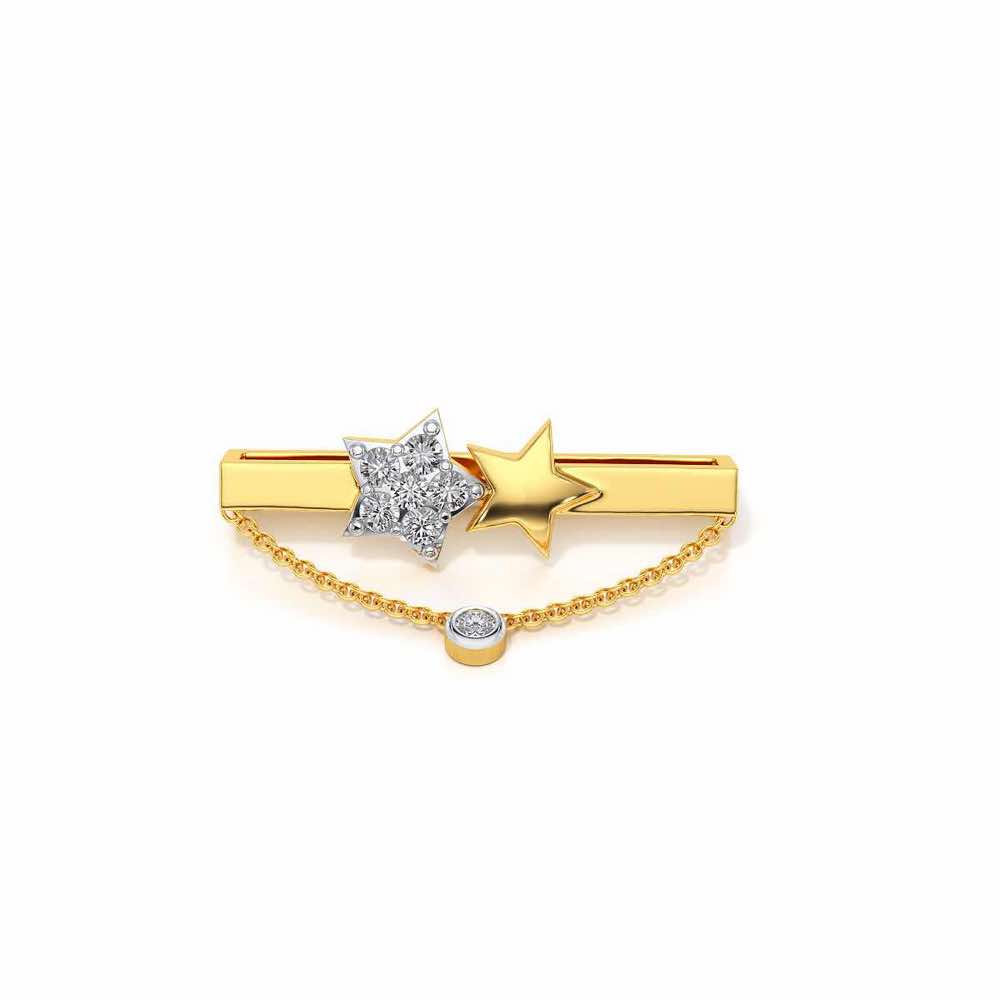 Chain Star Silver Watch Band - Yellow Gold - Image 2