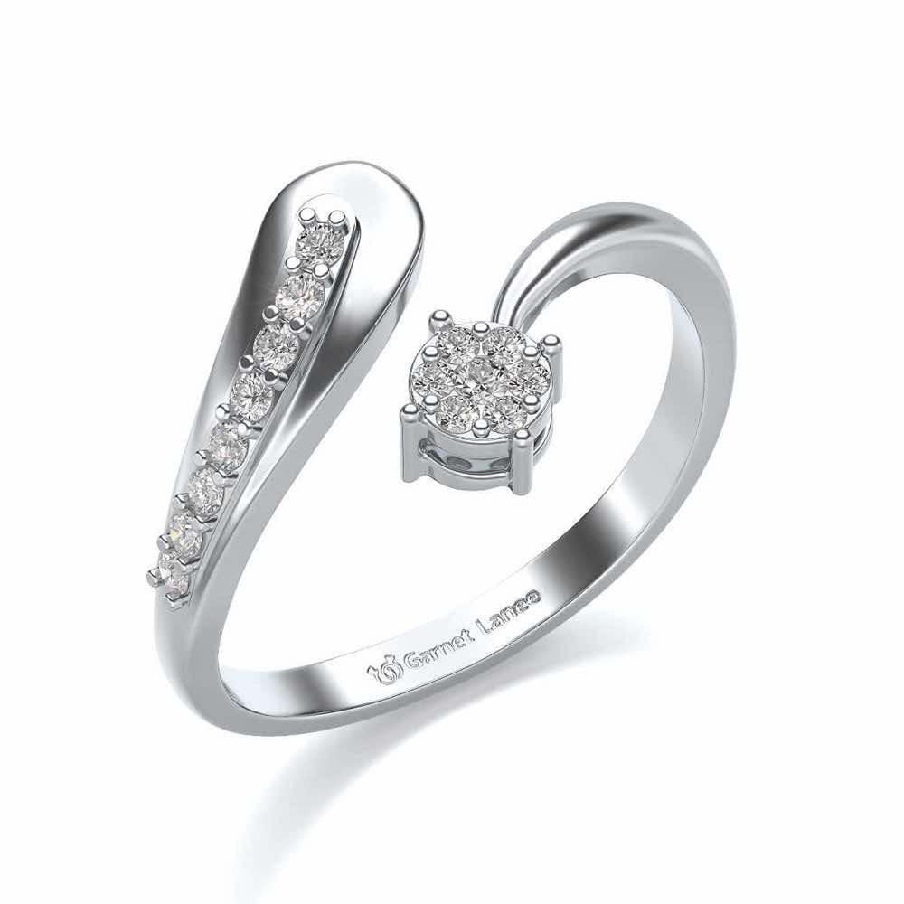 Chaitaly Silver Ring - White Gold - Image 1