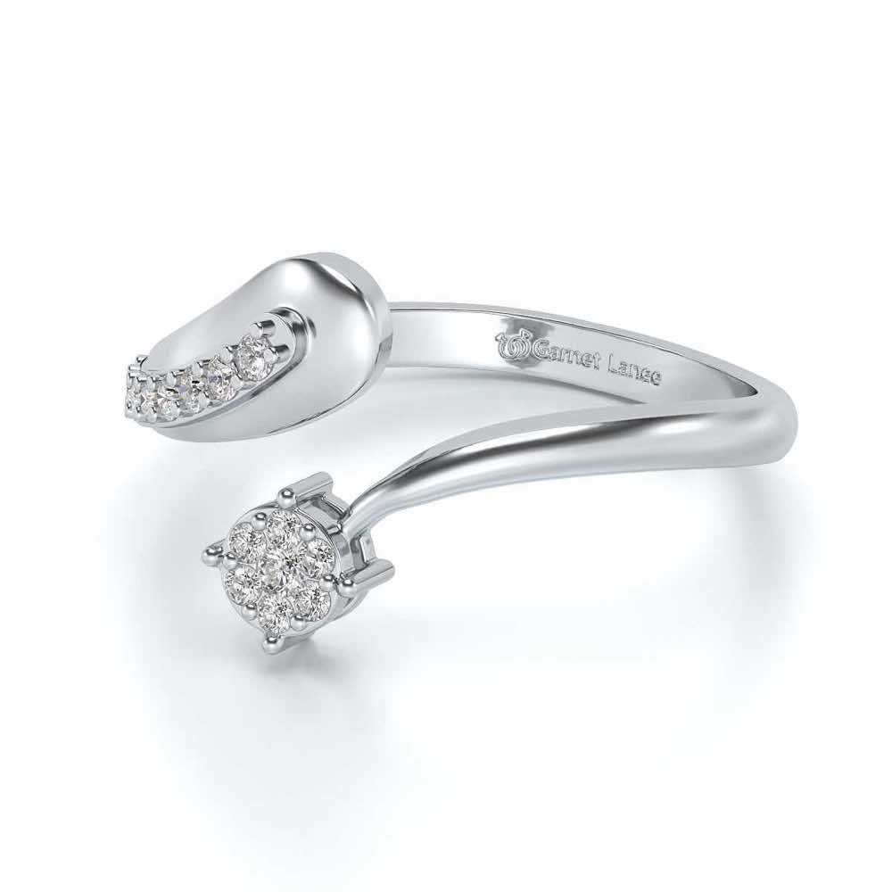 Chaitaly Silver Ring - White Gold - Image 2