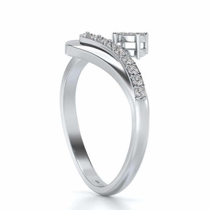 Chaitaly Silver Ring - White Gold - Image 3