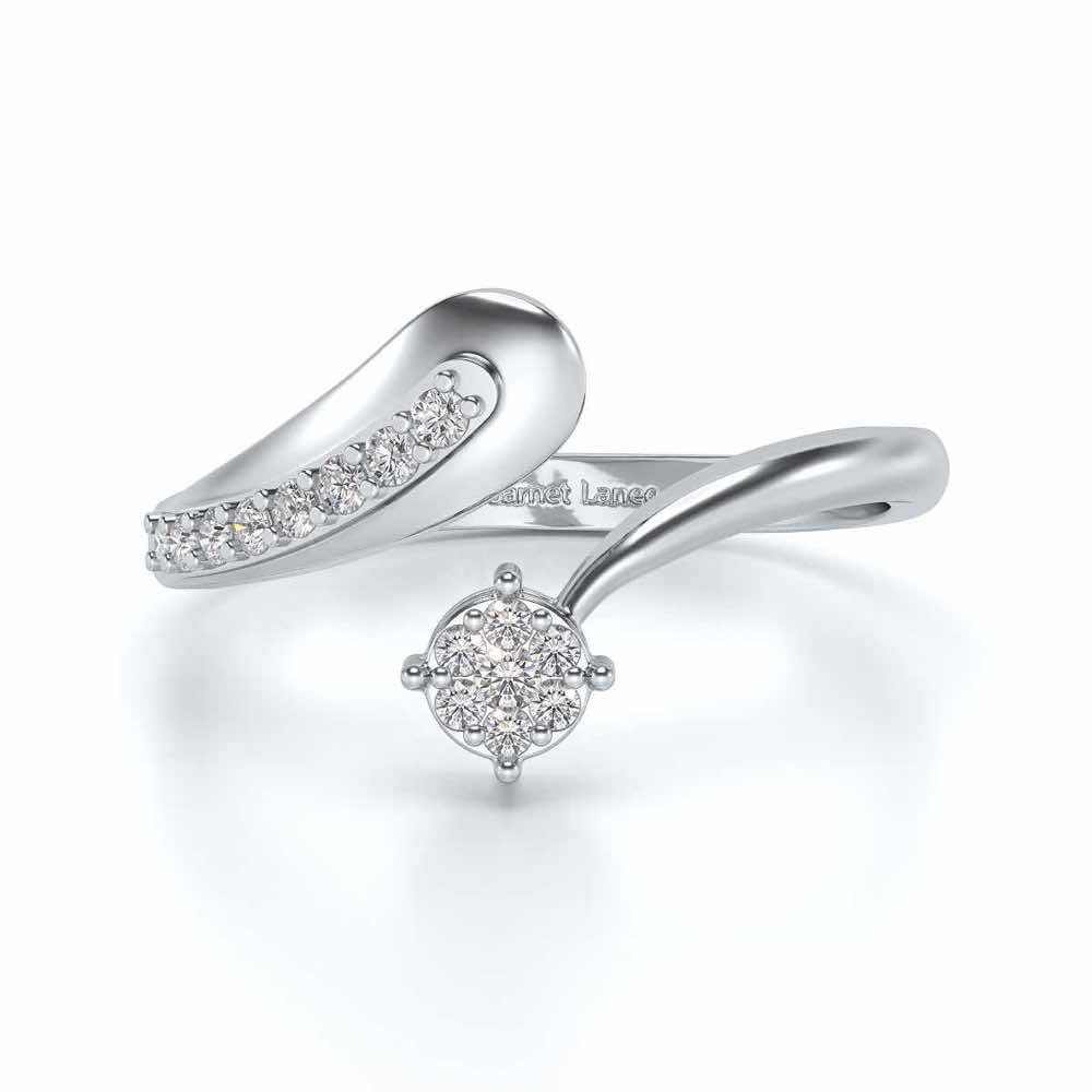 Chaitaly Silver Ring - White Gold - Image 4