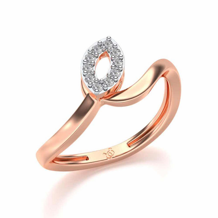 Chakrika Silver Ring - Rose Gold - Image 1