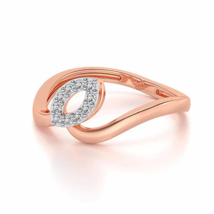 Chakrika Silver Ring - Rose Gold - Image 2