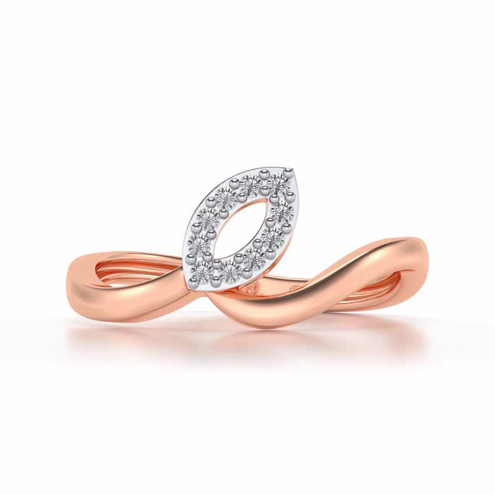 Chakrika Silver Ring - Rose Gold - Image 4