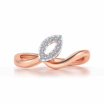 Chakrika Silver Ring - Rose Gold - Image 4