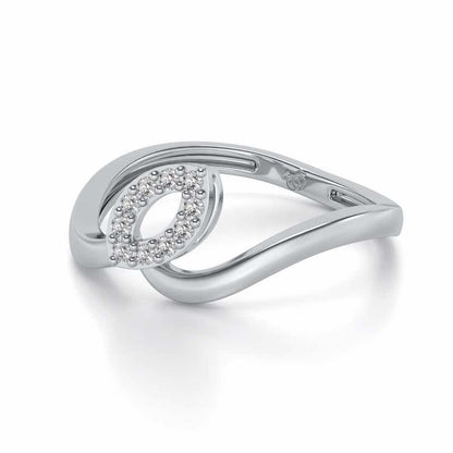 Chakrika Silver Ring - White Gold - Image 2